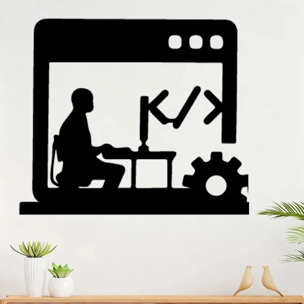 Office Tech Software - Metal Wall Art for Software Developer,