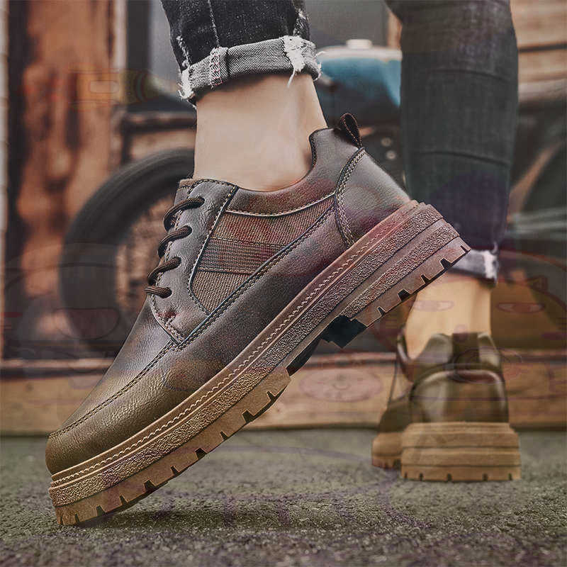 Dark Natural Leather Fashion T - Information Technology Officer ulasan dan harga