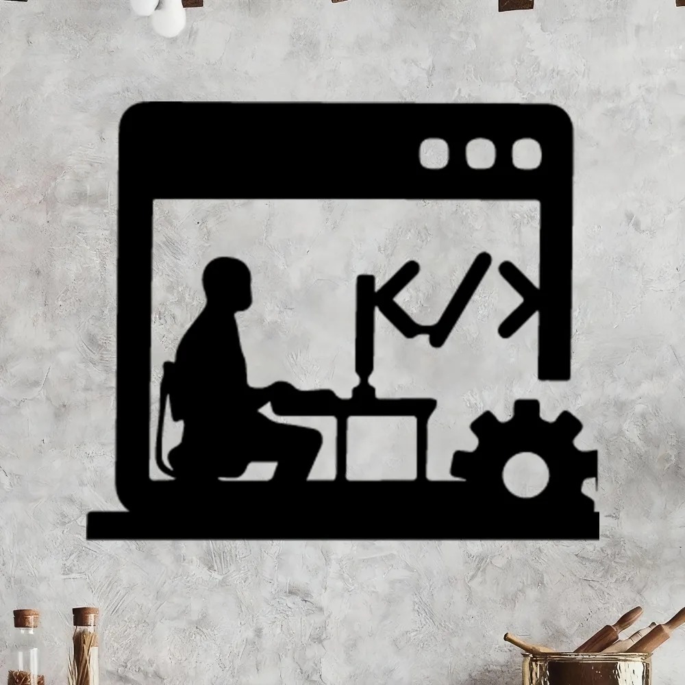 Metal Wall Art Programmer Gift - Office Tech Software ulasan dan harga