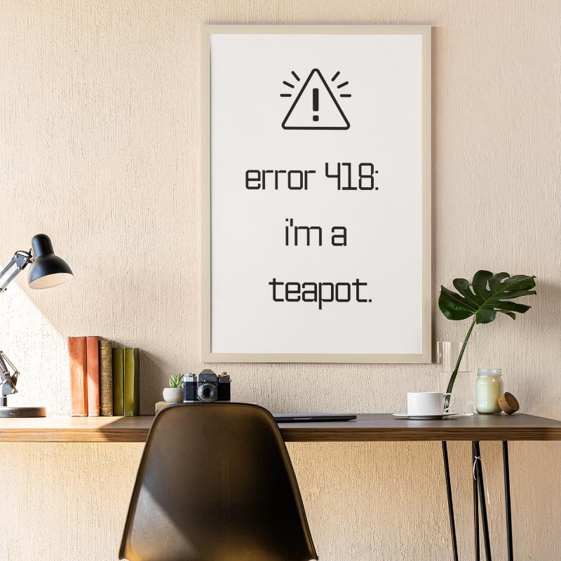 Funny Programmer Poster Error  - Office Tech Software ulasan dan harga
